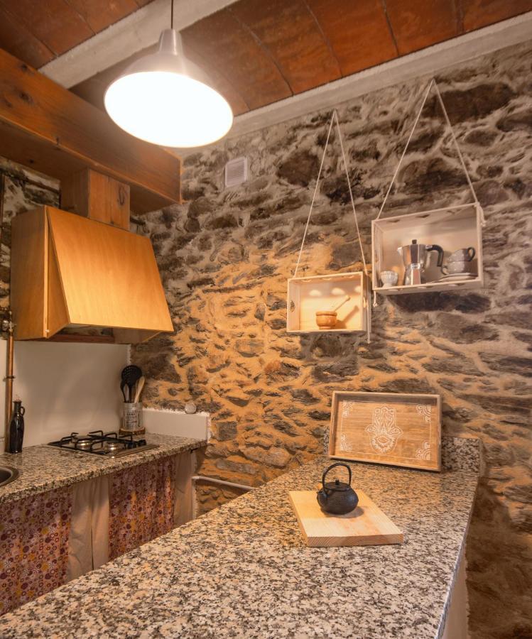 Apartamento Duplex Rural Con Chimenea Y Vistas Panoramicas Desde La Cama Sant Marti Sacalm المظهر الخارجي الصورة